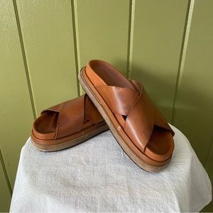 Aloha Leather Slides